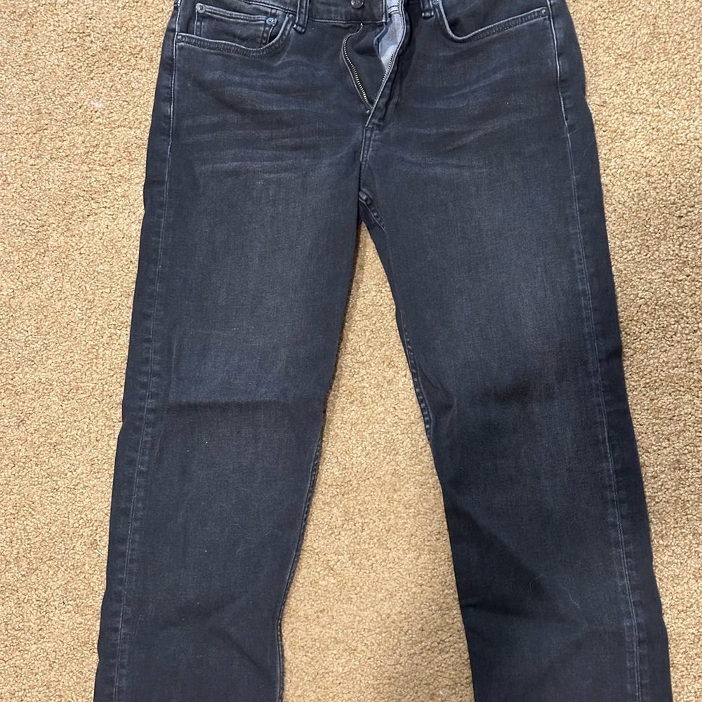 Rag & Bone Men's Slim Jeans in Dark Gray